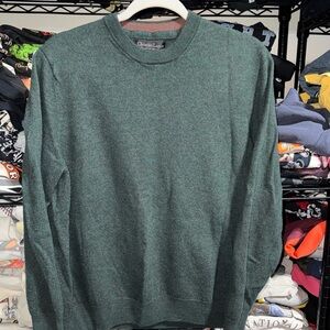Christian Lacroix 100% Merino Wool Green Sweater Tagged Xxl Fits Large